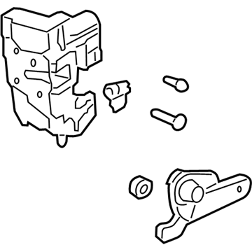 GM 25948725 Lock Actuator, Rear Passenger Side 25948725 GM Lock Actuator, Rear Passenger Side Illustration 1 of 1