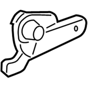 GM 16608750 Lock Lever, Passenger Side, Plastic 16608750 GM Lock Lever, Passenger Side, Plastic Illustration 1 of 1