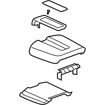 19303245 GM Armrest Illustration 1 of 1