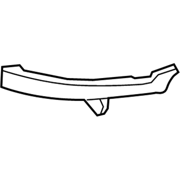 GM 15035438 Filler, Front Passenger Side 15035438 GM Filler, Front Passenger Side Illustration 1 of 1