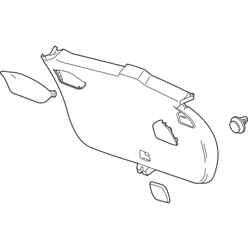 Buick 11547601 Lower Gate Trim Clip