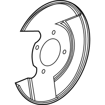 Chevy Tahoe Backing Plate - 84252201