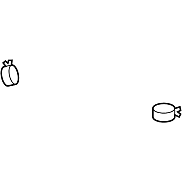 94530812 GM Suction Tube Clamp Illustration 1 of 1