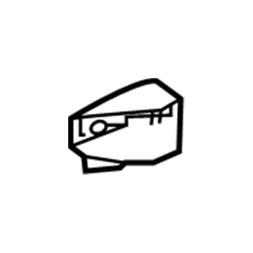GM 55556833 Power Steering Pump Brace 55556833 GM Power Steering Pump Brace Illustration 1 of 1