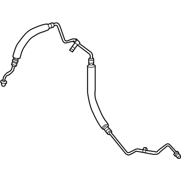 GM 95039910 Power Steering Pressure Hose 95039910 GM Power Steering Pressure Hose Illustration 1 of 1