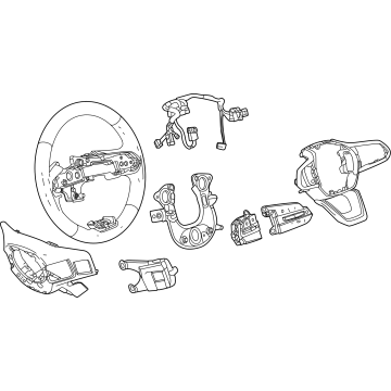 GMC Sierra EV Steering Wheel - 86570359