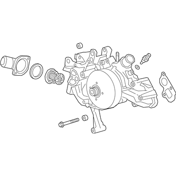 Chevy 12708893 Water Pump