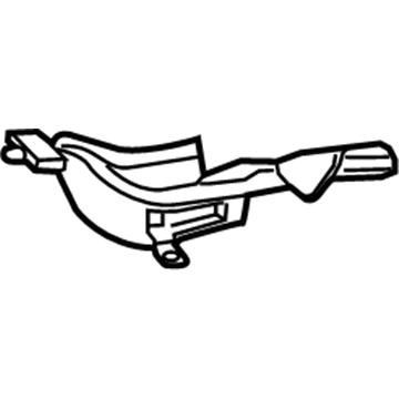 GM 23383312 Gutter, Rear Outer Driver Side 23383312 GM Gutter, Rear Outer Driver Side Illustration 1 of 1