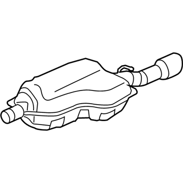 Saturn 15297092 Muffler