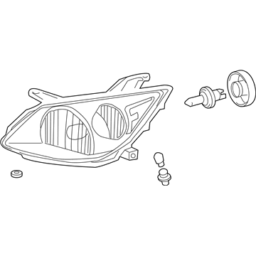 Pontiac Vibe Headlight - 88969943