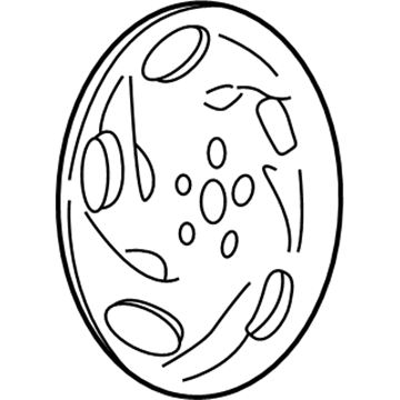 GM 9592478 Wheel Cover 9592478 GM Wheel Cover Illustration 1 of 1
