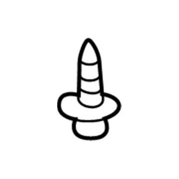 GM 15714277 Glass Bolt 15714277 GM Glass Bolt Illustration 1 of 1