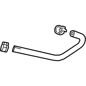 GM 12696272 Water Feed Tube 12696272 GM Water Feed Tube Illustration 1 of 1