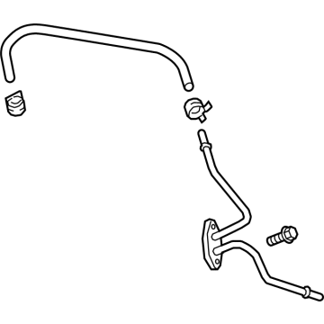 GM 12703146 Water Pipe 12703146 GM Water Pipe Illustration 1 of 1