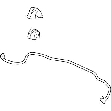 20932137 GM Stabilizer Bar, Front Illustration 1 of 1