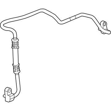 GM 84964982 Outlet Pipe 84964982 GM Outlet Pipe Illustration 1 of 1