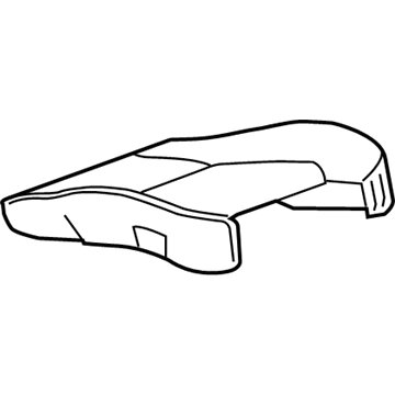 23189333 GM Cushion Cover, Titanium, Front Illustration 1 of 1