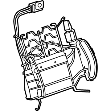 GM 23157443 Lumbar Support 23157443 GM Lumbar Support Illustration 1 of 1