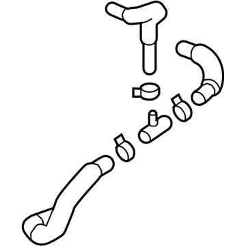 GM 42569009 Hose & Tube Assembly 42569009 GM Hose & Tube Assembly Illustration 1 of 1