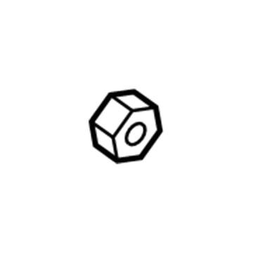 11561316 GM Spoiler Assembly Nut Illustration 1 of 1