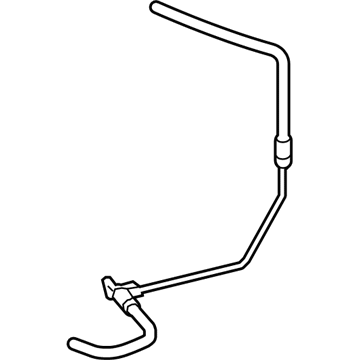 GM 92222575 Power Steering Return Hose 92222575 GM Power Steering Return Hose Illustration 1 of 1