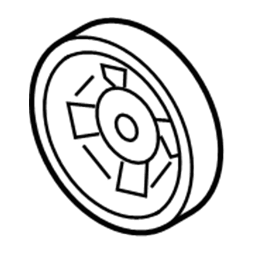 GM 92218308 Pulley 92218308 GM Pulley Illustration 1 of 1