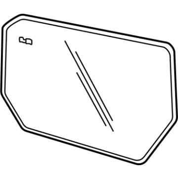 Chevy 87845741 Mirror Glass