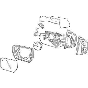 Chevy 85647635 Mirror Assembly