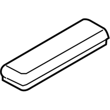 93343520 GM Belt & Retractor Clip Illustration 1 of 1