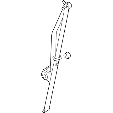 GM 89027337 Lap & Shoulder Belt 89027337 GM Lap & Shoulder Belt Illustration 1 of 1
