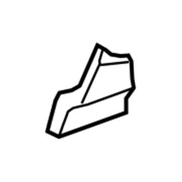 GM 15901544 Recline Cover, Driver Side 15901544 GM Recline Cover, Driver Side Illustration 1 of 1