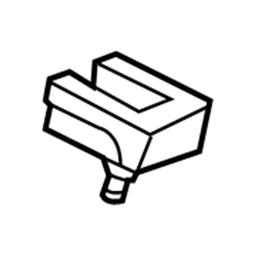 GM 10278679 Radiator Lower Insulator, Driver Side 10278679 GM Radiator Lower Insulator, Driver Side Illustration 1 of 1