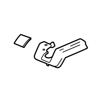 GM 26460643 Cover, Rear Seat Adjuster/Recliner 26460643 GM Cover, Rear Seat Adjuster/Recliner Illustration 1 of 1