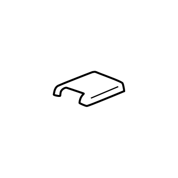 GM 26416463 Cover, Rear Seat Adjuster/Recliner, Passenger Side 26416463 GM Cover, Rear Seat Adjuster/Recliner, Passenger Side Illustration 1 of 1