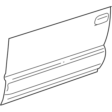 GM 15079577 Outer Panel, Passenger Side 15079577 GM Outer Panel, Passenger Side Illustration 1 of 1