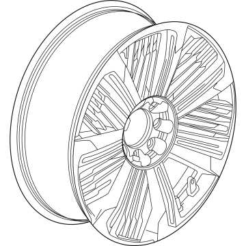 Cadillac 84836127 Wheel, Alloy