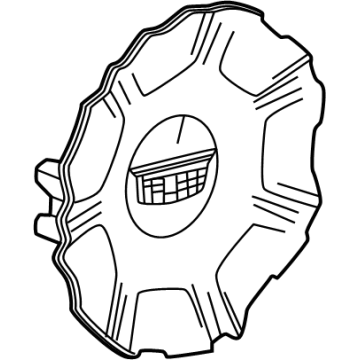 Cadillac 84806047 Center Cap
