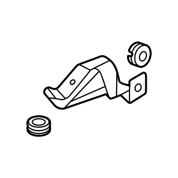 84581785 GM Front Bracket Illustration 1 of 1