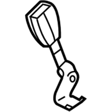 GM 19181719 Buckle, Titanium, Passenger Side 19181719 GM Buckle, Titanium, Passenger Side Illustration 1 of 1