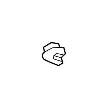 23165013 GM Sunvisor Support, Gray Illustration 1 of 1