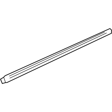GM 22756711 Body Side Molding, Outer Driver Side 22756711 GM Body Side Molding, Outer Driver Side Illustration 1 of 1