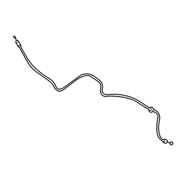 Pontiac Vibe Hood Release Cable - 19184127