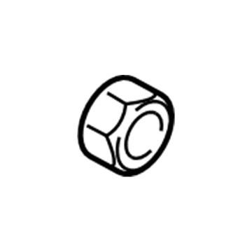 Chevy 92228333 Drive Shaft Nut