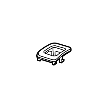 GM 84581353 Latch Cover, Black, Rear 84581353 GM Latch Cover, Black, Rear Illustration 1 of 1