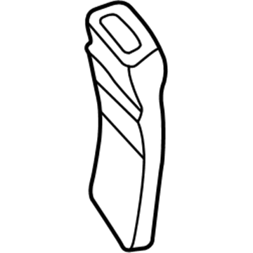 GM 89023187 Buckle End 89023187 GM Buckle End Illustration 1 of 1