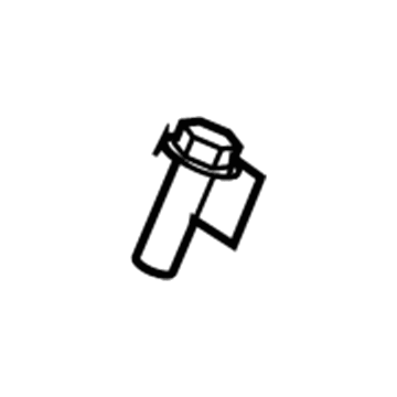 GM 26023730 Intermed Shaft Lower Bolt 26023730 GM Intermed Shaft Lower Bolt Illustration 1 of 1