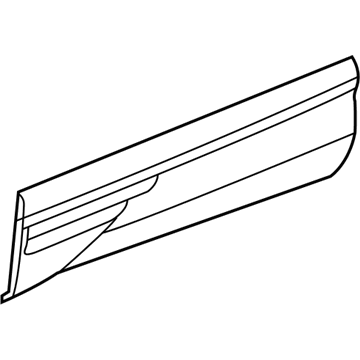 89024551 GM Side Molding Illustration 1 of 1