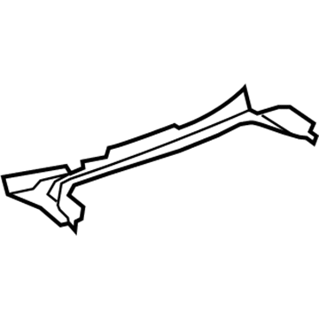GM 20875226 Upper Trim, Rear 20875226 GM Upper Trim, Rear Illustration 1 of 1