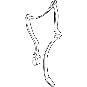 Chevy 89022689 Retractor Assembly