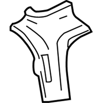 GM 15249314 Upper Reinforcement, Rear Passenger Side 15249314 GM Upper Reinforcement, Rear Passenger Side Illustration 1 of 1